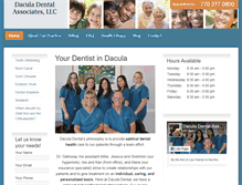 Tablet Screenshot of daculadental.com